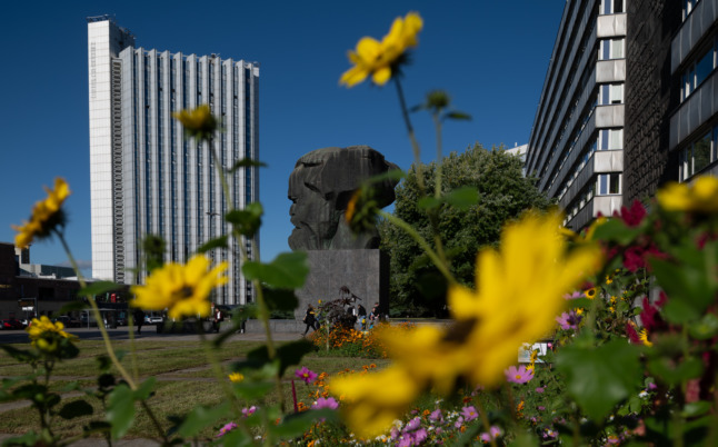 High-rise flats in Chemnitz