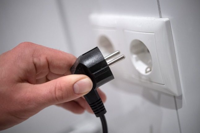 Plug in a socket
