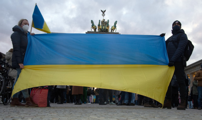 Ukrainian protest Berlin