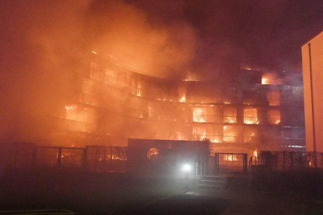 'Like an inferno': Three injured after huge fire at German apartment complex