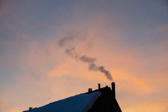 Warm steam rises from a chimney on a house in the Swiss canton of St Gallen. Photo by Nadine Marfurt on Unsplash