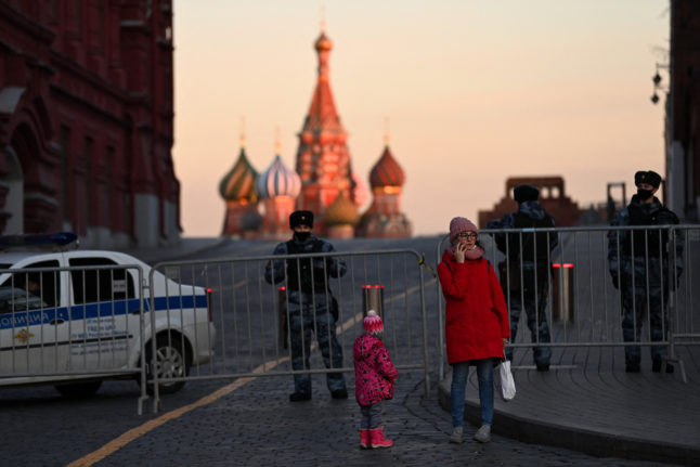 Switzerland has recommended its citizens leave Russia immediately. Photo by Kirill KUDRYAVTSEV / AFP