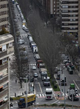 Spanish truck drivers’ strike continues as food shortages hit consumers