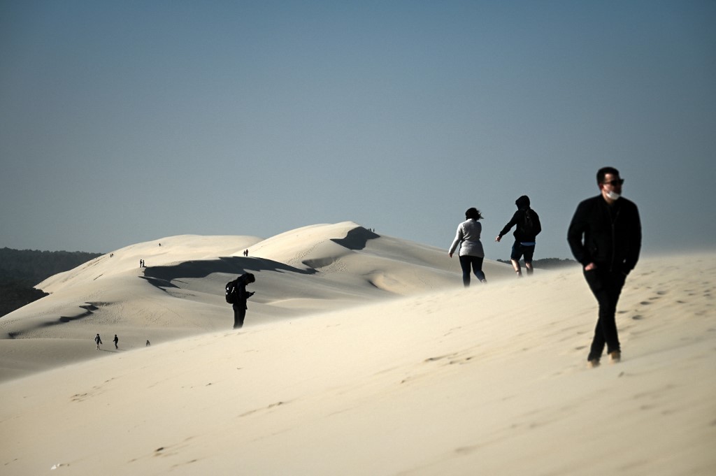 The Dune du Pilat is Europe's tallest sand dune. 