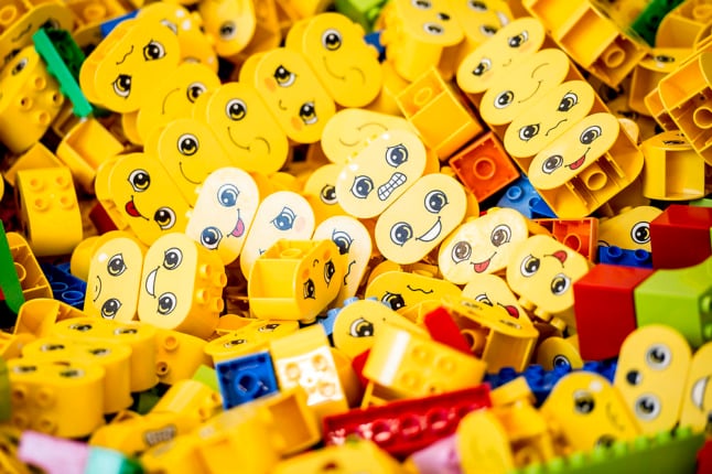 A file photo of Lego blocks