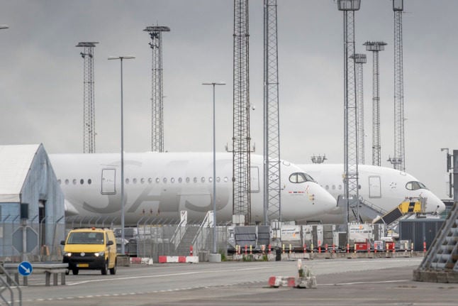Aircraft at Copenhagen airport