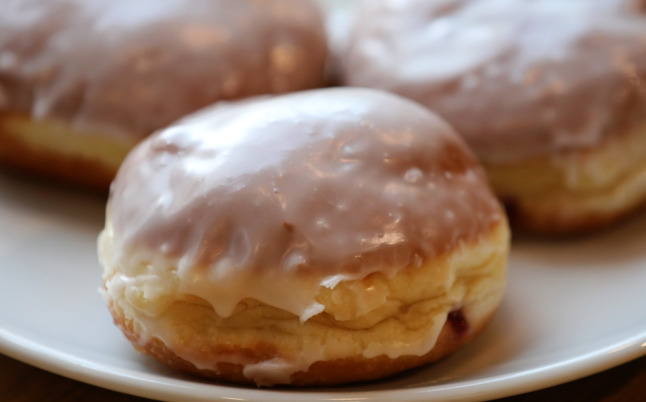 Doughnuts on a plate