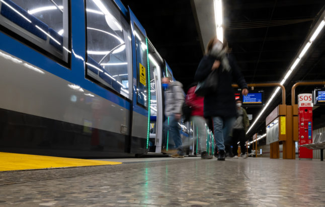 People use the U-bahn in Munich.