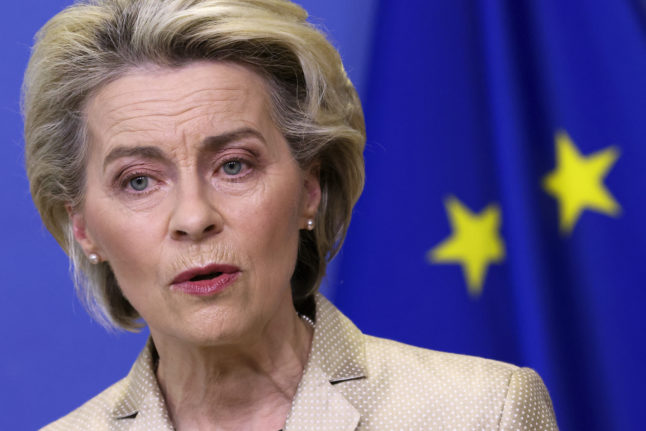 EU commission president Ursula von der Leyen