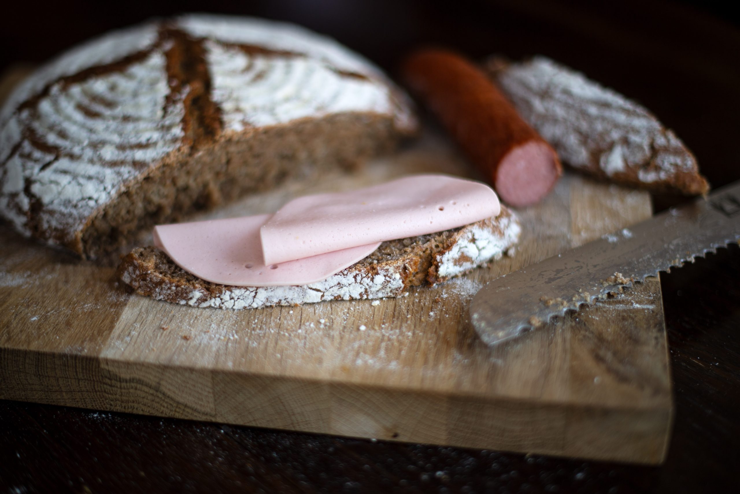 Meat and bread is traditionally part of Abendbrot.