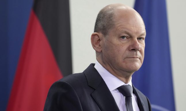 German Chancellor Olaf Scholz on Thursday.