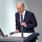 Germany’s Scholz vows to help Ukraine but defends ties to Russian gas