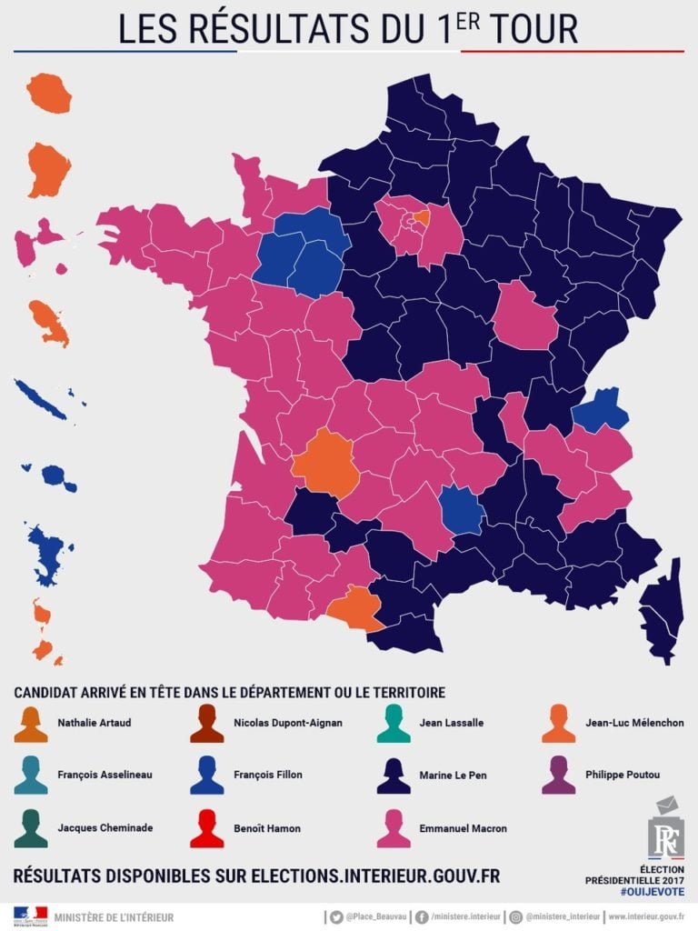 Map How Geography Affects How French People Vote