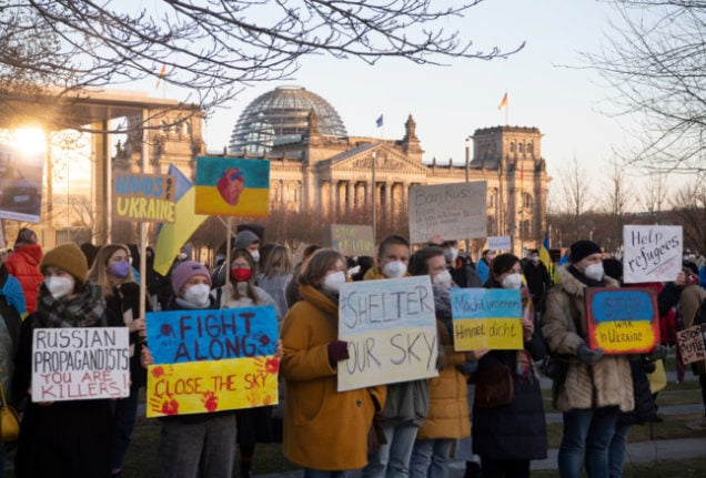 Ukraine protests in Berlin