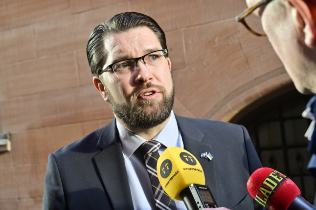 Sweden Democrats leader Jimmie Åkesson has said his party has shifted position over Nato membership.