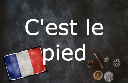 French Word of the Day: C'est le pied
