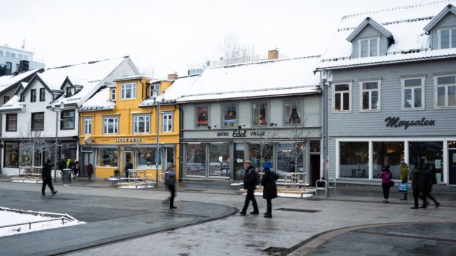Shoppers in Tromsø