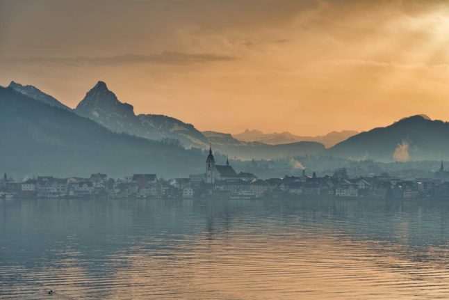 A file photo of Sahara dust covering Switzerland in 2021. Photo by Claudio Schwarz on Unsplash