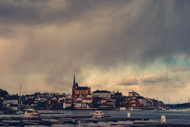 Illustration photo of Arendal in Norway
