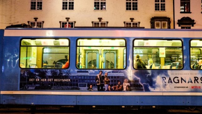 A tram in Norway.