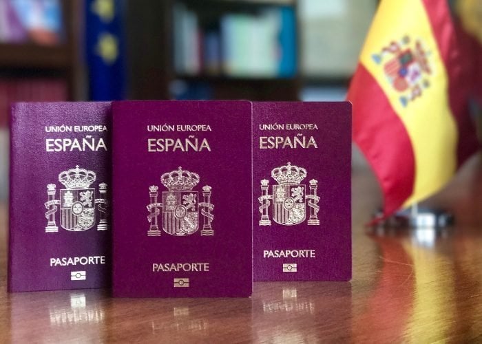 passport travel rules to spain