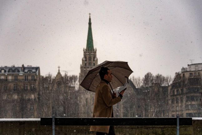 IN PICTURES: Snow falls across France