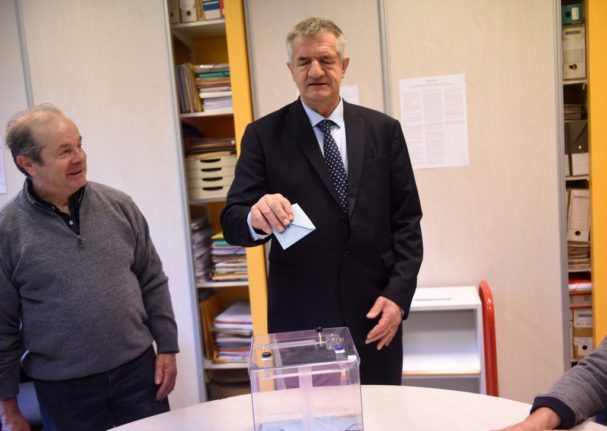 French village's votes cancelled after candidate's polling station film