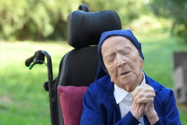 French nun Sister Andre claims title of world’s oldest person
