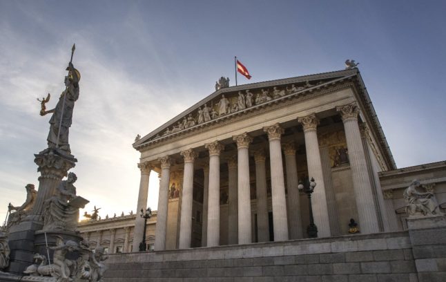 The Austrian Parliament Building