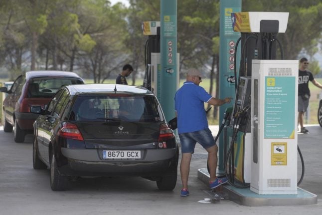 How drivers in Spain can get 20 euro cents off every litre of fuel
