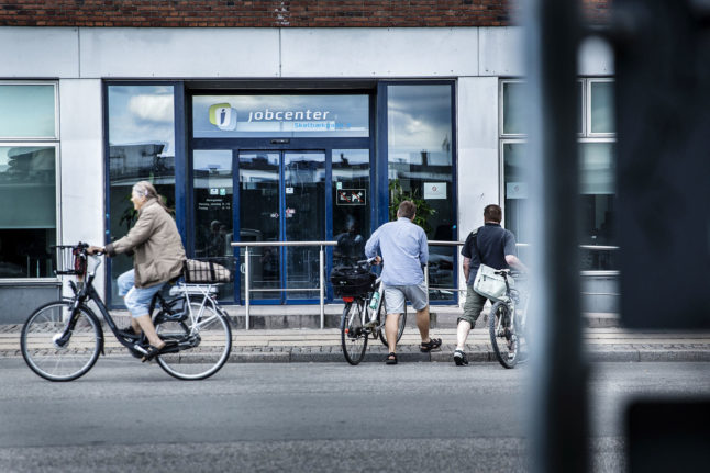 A job centre in Copenhagen.