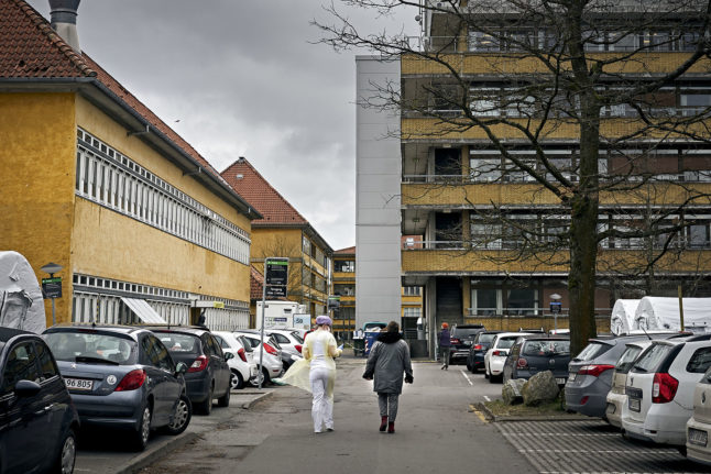 Hillerød hospital near Copenhagen