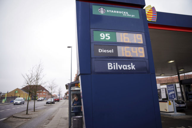 expensive petrol in denmark