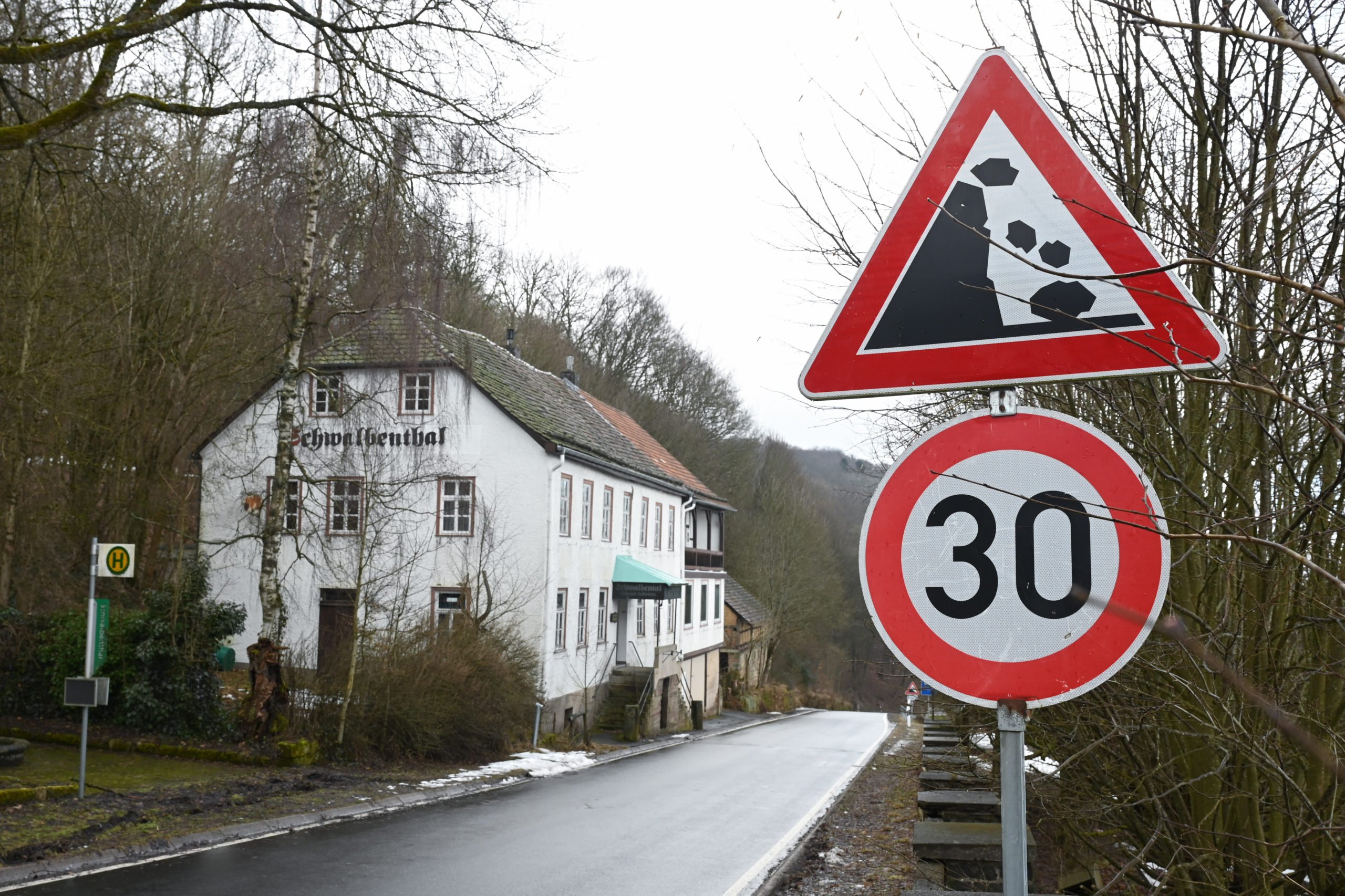 A 30km/h zone sign in Hesse