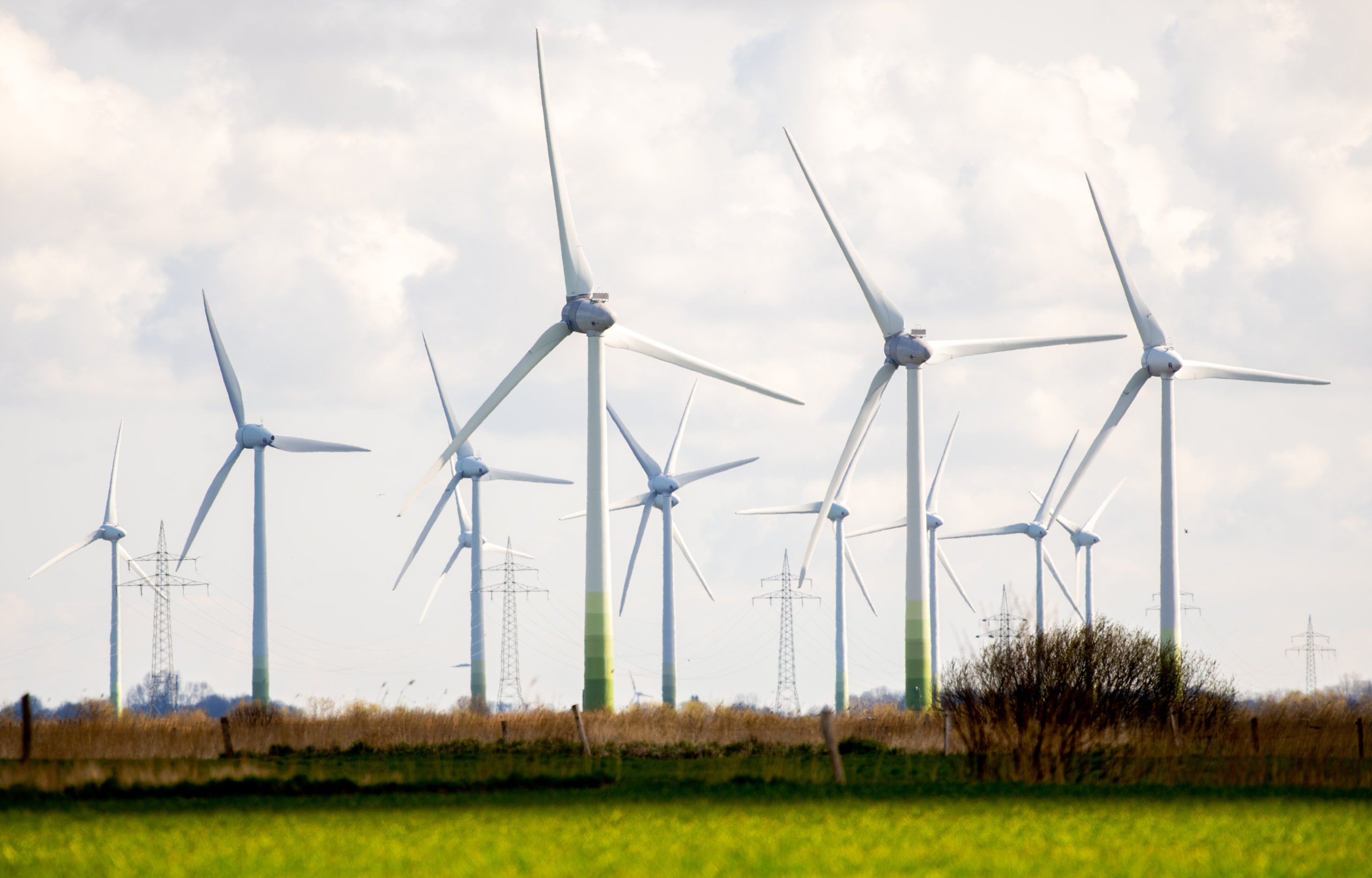 Wind farm in Lower Saxony