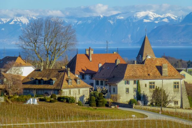 The Swiss village Bursins (VD). Photo: Association “Les plus beaux Villages de Suisse”