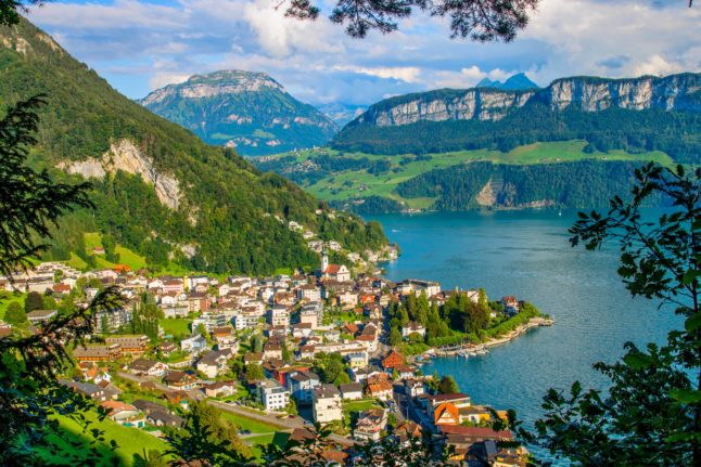 The Swiss village Gersau (SZ). Photo: Association “Les plus beaux Villages de Suisse”