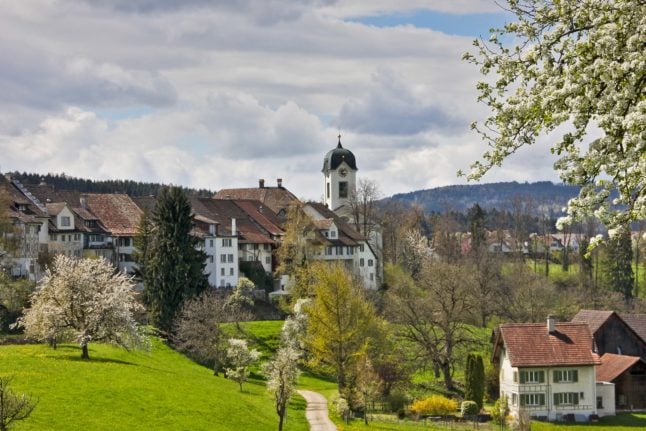 The Swiss village Grüningen (ZH). Photo: Association “Les plus beaux Villages de Suisse”