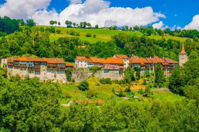 The Swiss village Moudon (VD). Photo: Association “Les plus beaux Villages de Suisse”