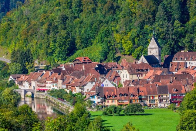 The Swiss village Saint-Saint-Ursanne (JU). Photo: Association “Les plus beaux Villages de Suisse”