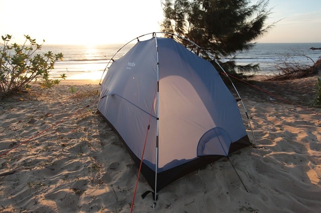 Can you camp or sleep over at any beaches in Spain?