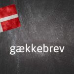 Danish word of the day: Gækkebrev