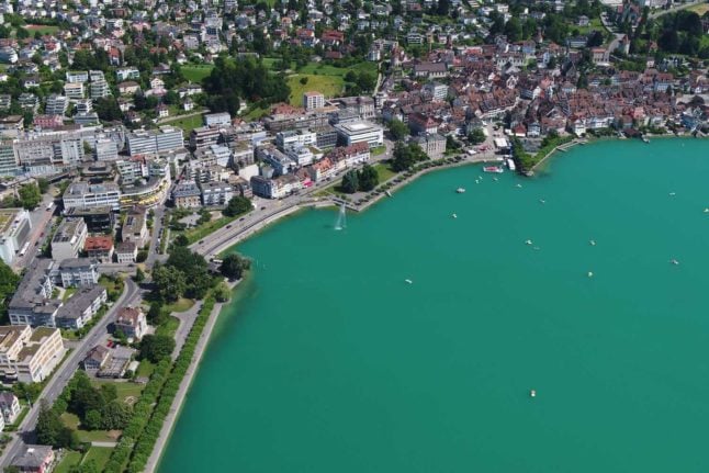 The waterfront in the Swiss canton of Zug, which is one of the major destinations for wealthy Russians. Photo: Peter Wormstetter/Unsplash