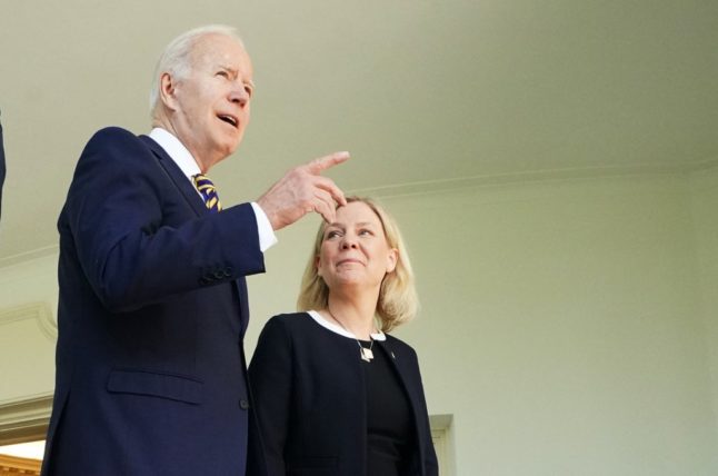 Biden gives ‘full, total, complete backing’ for Swedish Nato bid