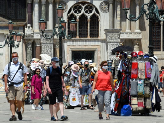 Some foreign visitors still intend to mask up in Italy this summer, regardless of whether it's required. 