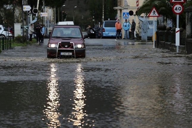 flooding in the region of Valencia