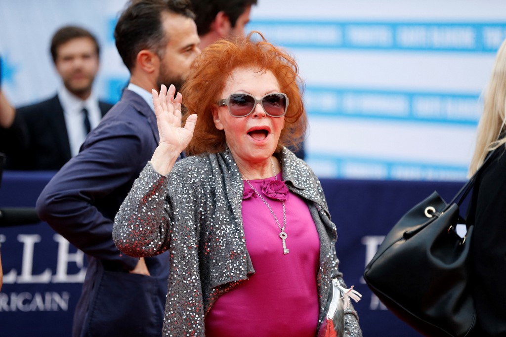 French singer Regine poses on the red carpet during the 42nd Deauville US Film Festival, on September 10th, 2016 