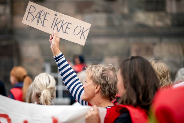 The 2021 Danish nurses' strike