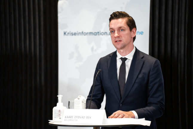 New Danish immigration minister Kaare Dybvad Bek