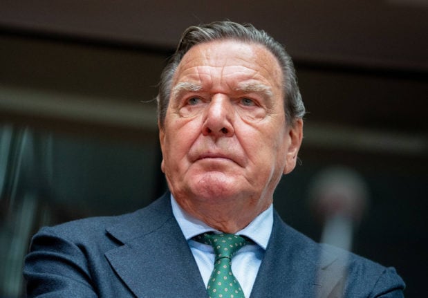 Former German chancellor Schröder slammed for party at Russian embassy